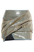 Rick Owens Sequin Embellished Mini Skirt