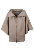Max Mara Zip Front Cape