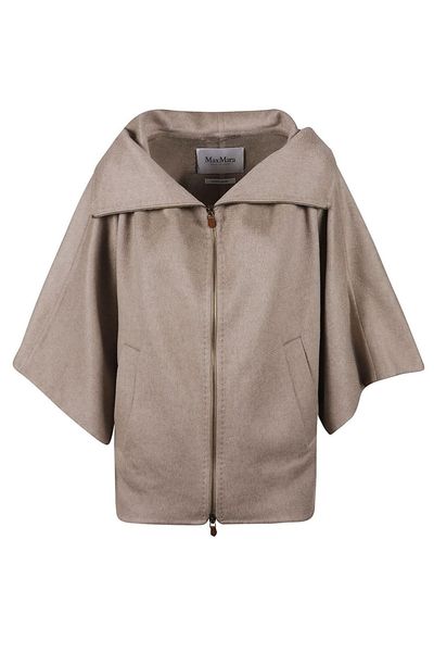 Max Mara Zip Front Cape