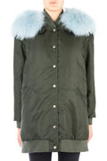Mr & Mrs Italy Fur-Trimmed Bomber Jacket