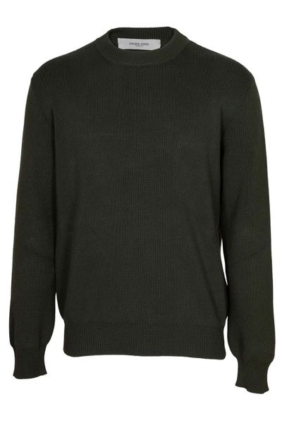 Golden Goose Deluxe Brand Logo Detailed Crewneck Jumper