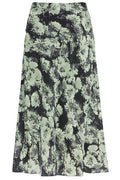 Tory Burch Printed Satin Skirt