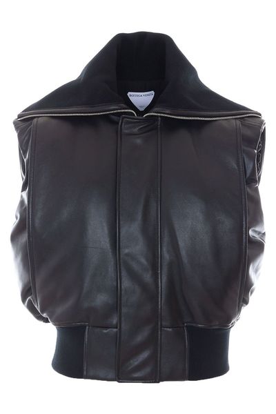 Bottega Veneta Sleeveless Leather Jacket