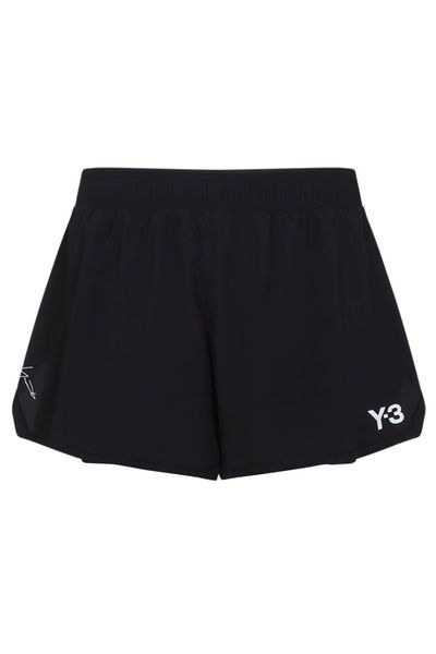 Y-3 Logo Printed Shorts