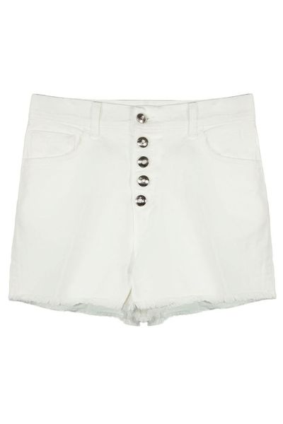 Dondup Buttoned Frayed-Hem Shorts