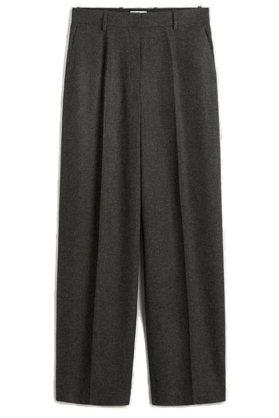 Totême Dart-Detailed Flannel Trousers