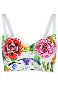 Dolce & Gabbana Floral Printed Cropped Top