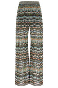 Missoni Metallic Chevron Palazzo Pants