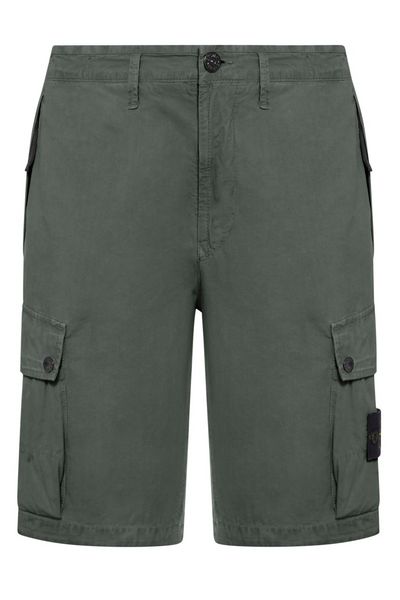 Stone Island Slim Fit Cargo Bermuda Shorts