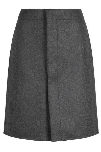 Tod's Front Slit Cashmere Skirt