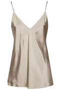 Max Mara V-Neck Satin Top