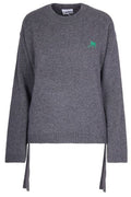 Ganni Side Tie Crewneck Jumper