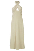 Johanna Ortiz Halterneck Cut-Out Detailed Dress