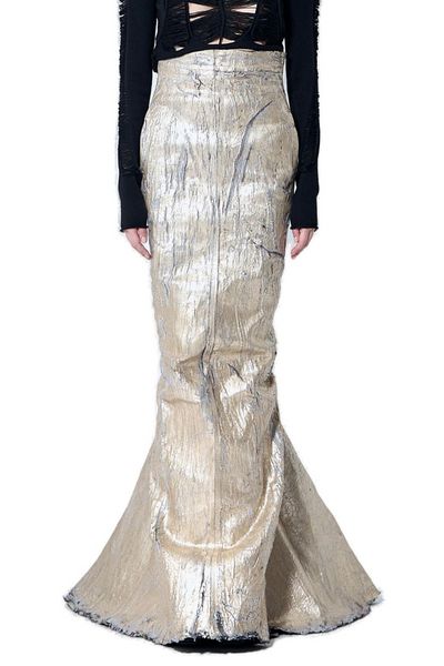 Rick Owens Lido High Waist Maxi Skirt