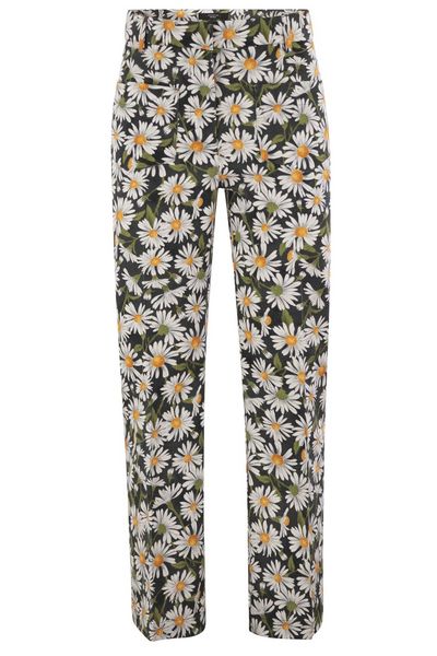 Weekend Max Mara Allover Floral Printed Flared Pants