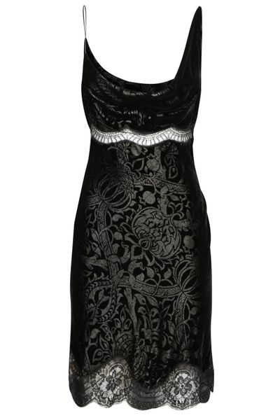 Roberto Cavalli Lace Mini Dress