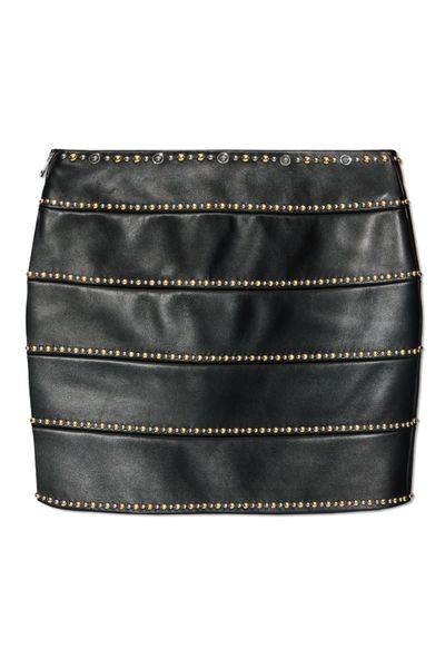 Versace Stud-Embellished Mini Skirt