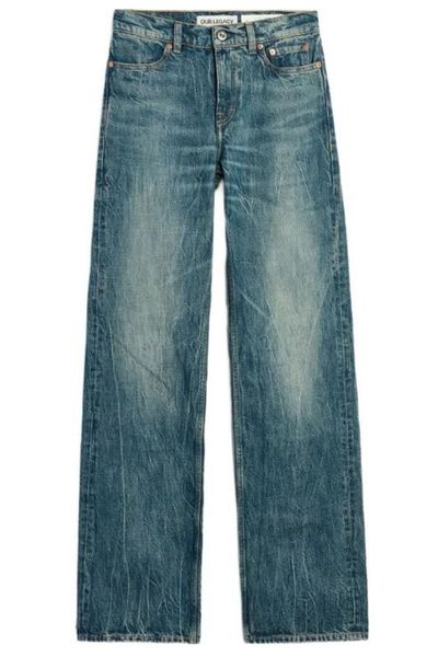 Our Legacy Faded Straight-Leg Jeans