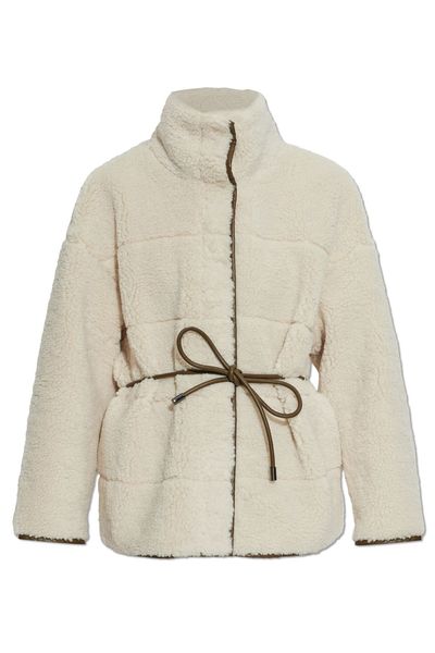 BOGNER Kimberly Belted Shearling Coat