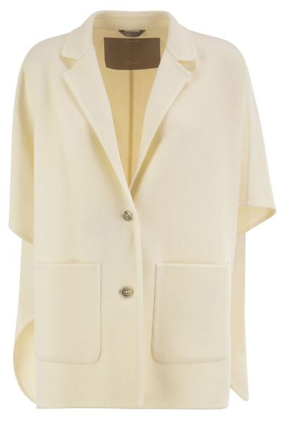Herno Button-Up Short-Sleeved Cape