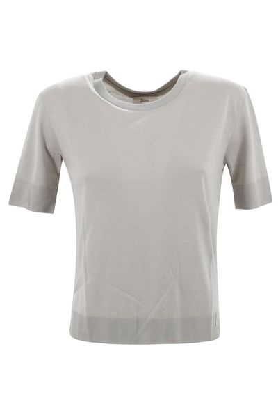 Herno Glam-Knit Effect Top