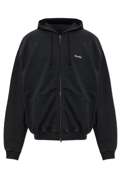 Vetements Oversized Zip-Up Hoodie
