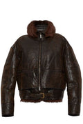 Dsquared2 Fur Trim Zip-Up Jacket
