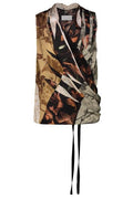Maison Margiela Draped Sleeveless Top