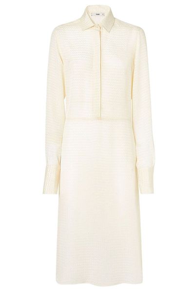 Fendi Chevron Shirt Dress