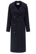 Stella McCartney Double-Breasted Belted Trench Coat