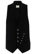 Isabel Marant Striped Button-Up Vest