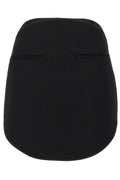 Courrèges Rear Zipped Satin Mini Skirt