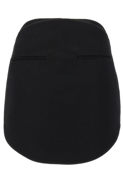 Courrèges Rear Zipped Satin Mini Skirt