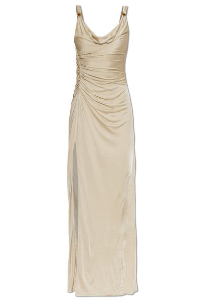 Versace Slit-Detailed Maxi Dress