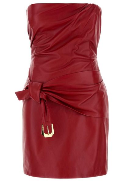Versace Strapless Zipped Mini Dress