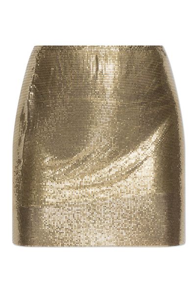 Versace Metallic Mini Skirt