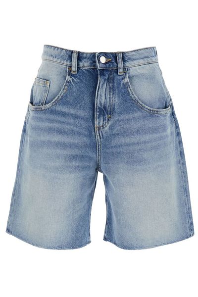 Icon Denim Lea High-Rise Denim Shorts