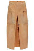 Dsquared2 Utility Distressed Long Skirt