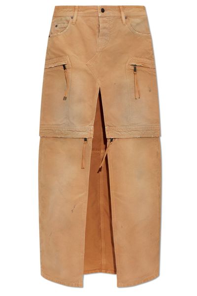 Dsquared2 Utility Distressed Long Skirt