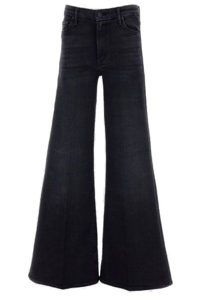 Mother The Roller Sneak Wide-Leg Jeans