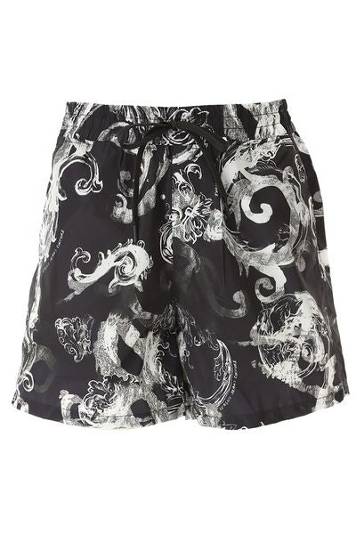 Versace Jeans Couture Pattern-Printed Drawstring Shorts