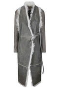 Rick Owens Long Sleeve Belted Coat