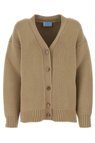 Prada V-Neck Buttoned Cardigan