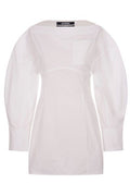 Jacquemus Chemise Off-Shoulder Mini Dress
