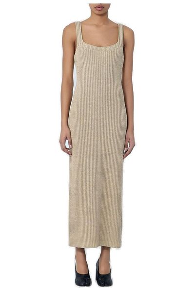 Khaite Ribbed Knit Maxi Dress