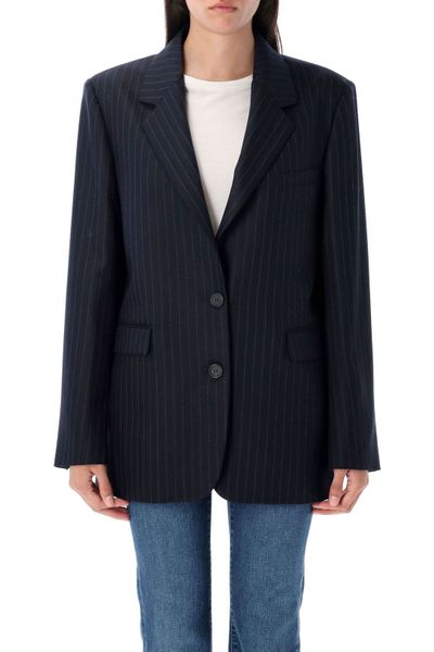 Golden Goose Deluxe Brand Single-Breasted Striped Blazer
