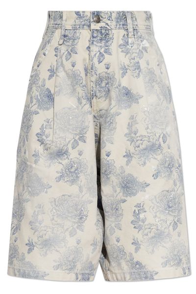 R13 Floral Oversized Shorts
