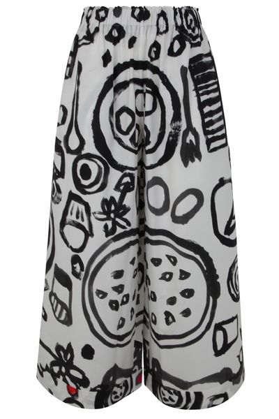 Daniela Gregis Graphic Wide Leg Pants