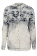 Maison Margiela Brushed Argyle Long Cardigan