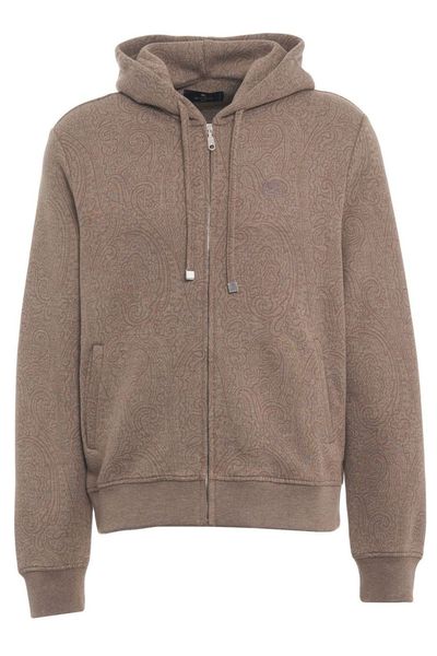 Etro Zip-Up Drawstring Hoodie